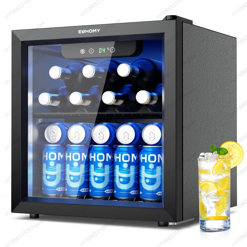 Wine Beer Fridge Small - EUHOMY ミニ冷蔵庫 ポータブルクーラー コンパクト飲料 ワイン ビール