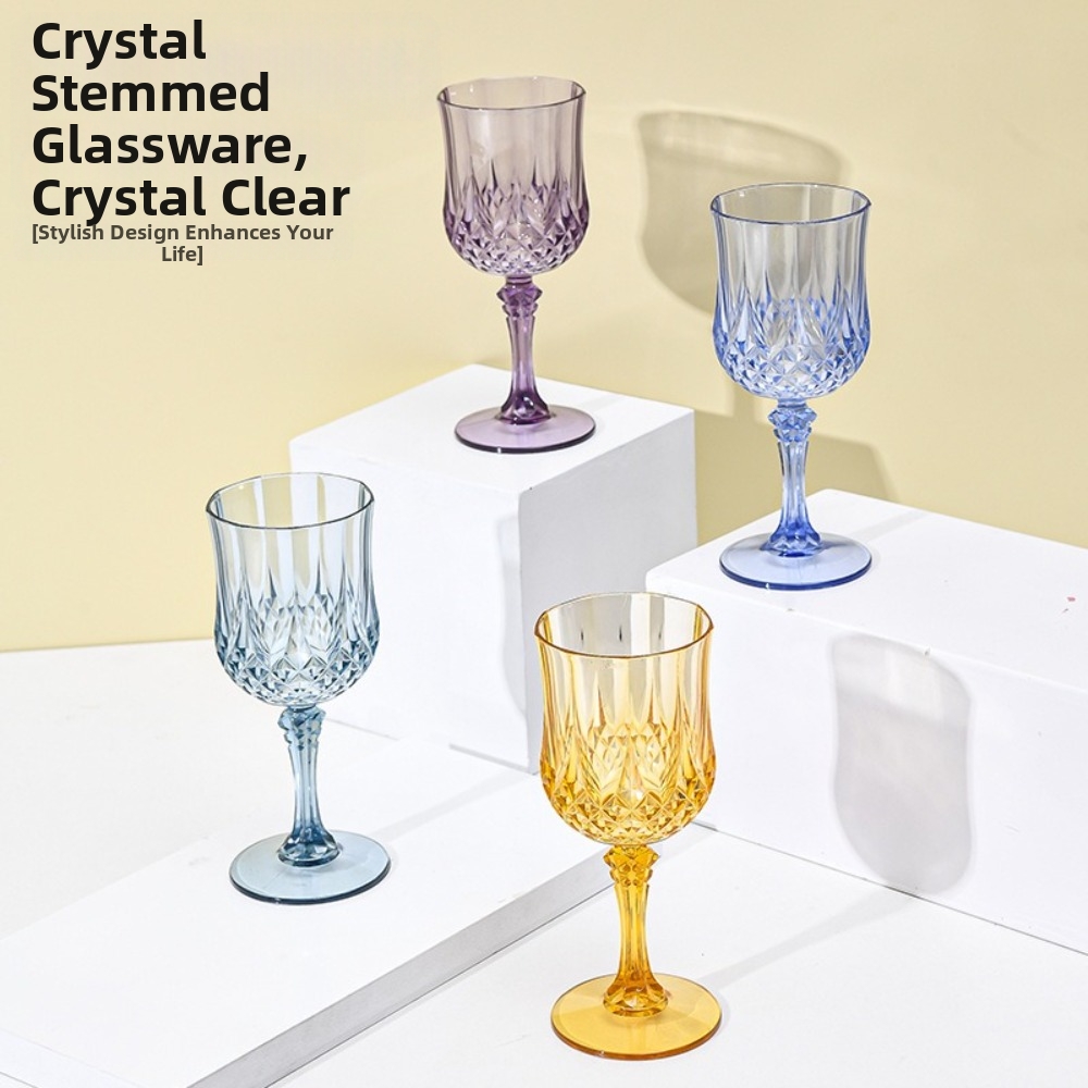 Champagne Flute Pair - 新しいプラスチック製シャンパンフルート、割れない再利用可能な背の高いワイングラス、屋外ピクニック用ワインカップ、結婚式、誕生日パーティー用