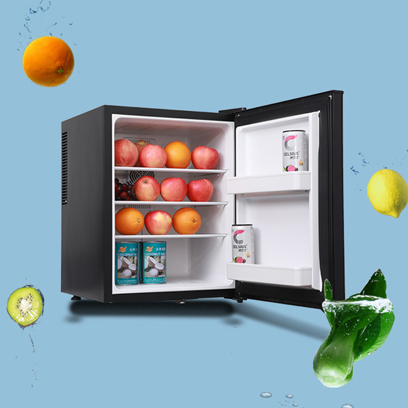 Wine Beer Cooler Fridge - ミニ冷蔵庫クーラー 40L 冷蔵庫ガラスドアビールソーダまたはワイン用 - 小型ドリンクディスペンサーマシン 0.3kWh/24H