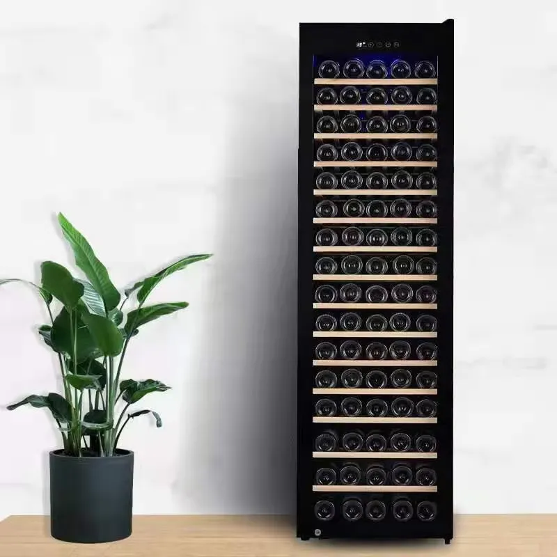 Wine Beer Cooler Fridge - デュアルゾーン電気式ボトルクーラー ステンレス鋼コンプレッサー冷蔵庫 家庭用/ホテル用ワイン・ビール冷蔵庫