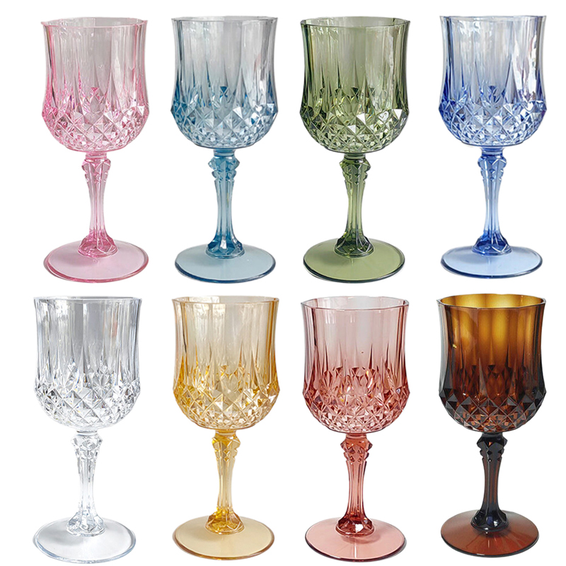 Champagne Flute Pair - プラスチックシャンパンフルートアクリルシャンパングラスワインカップ結婚式乾杯グラス誕生日結婚式用