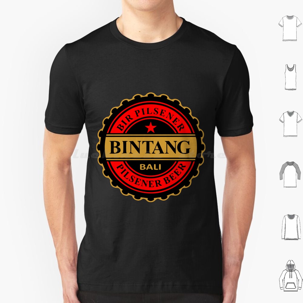 Wine To Beer To Liquor - ビンタン ピルスナー ビール Tシャツ コットン メンズ