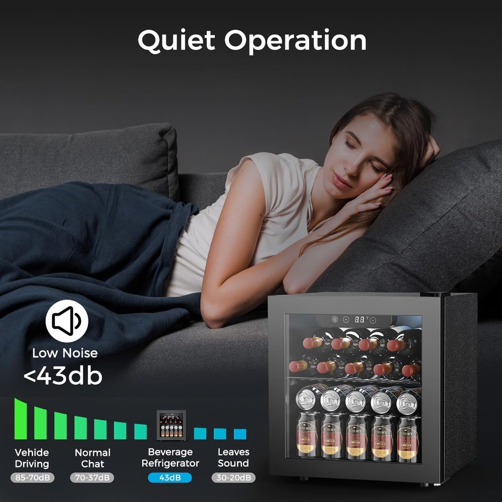 自立型ワインセラー 12本収納 50缶 ドリンククーラー ソ - Wine Beer Cooler Fridge のレビューと価格