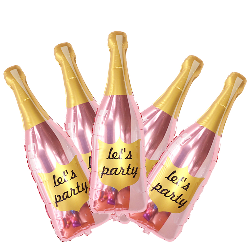 大人の誕生日パーティー用の大きなボトルバルーン,5個,シャン - Wine Beer House のレビューと価格