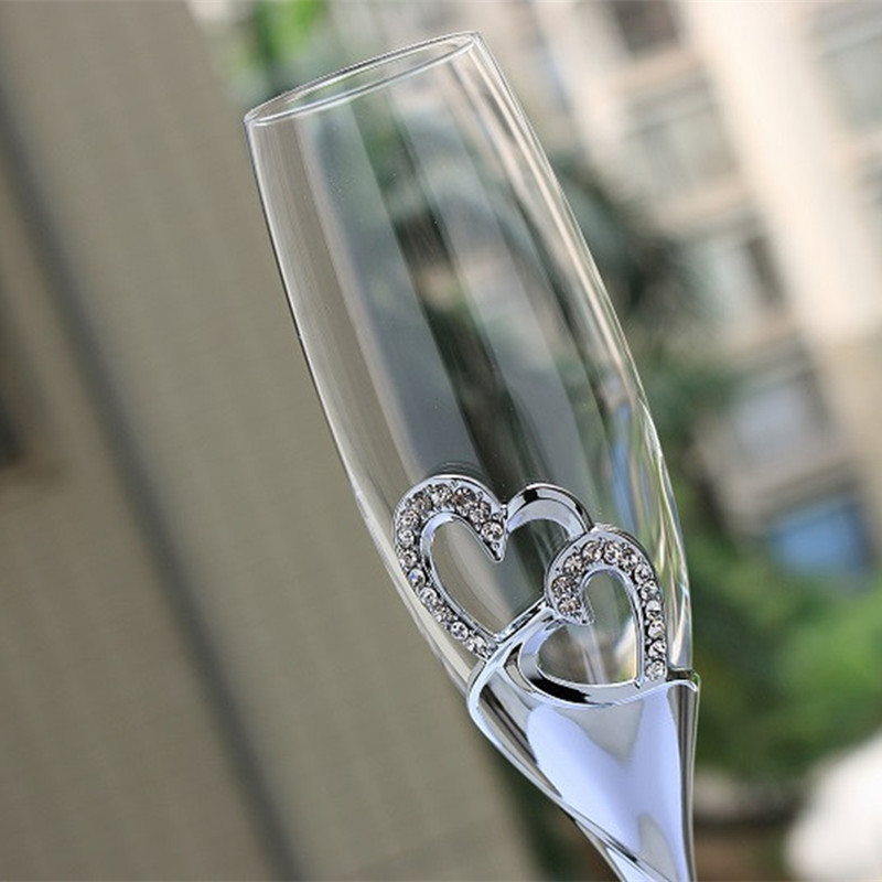 200 ミリリットル赤ワイングラスクリスタル高足グラスペアグ - Champagne Flute Pair のレビューと価格