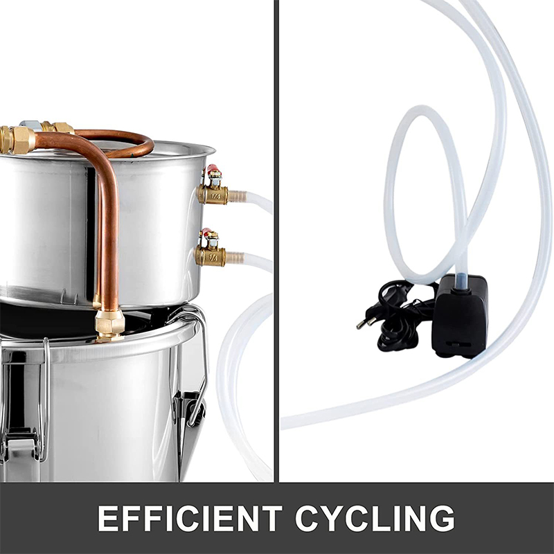 30L/50L アルコール醸造蒸留器 DIY 月光装置ステン - Wine Beer Distillation のレビューと価格