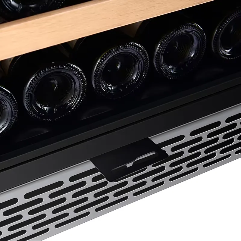 48本収納 ワインクーラー デュアルガラスドア ビールクーラ - Wine Beer Fridge Cabinet のレビューと価格