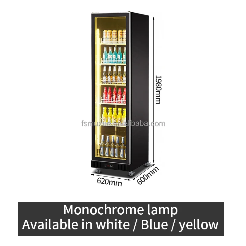 MUXUE業務用ビールクーラー冷蔵庫、ガラス扉1枚付きビール - Wine Beer Cooler Fridge のレビューと価格