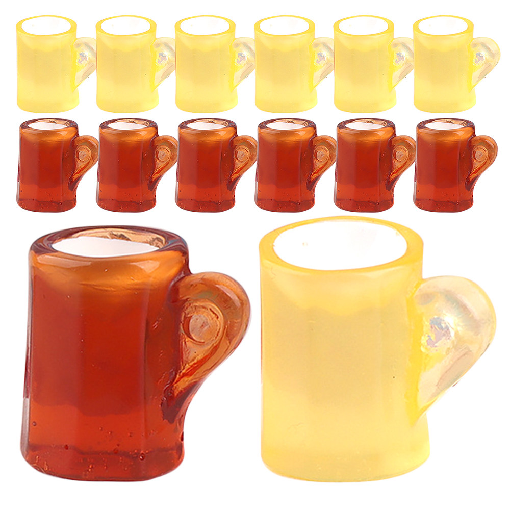 20個入りミニチュアレジンビールマグ、リアルなミニビールカッ - Wine Beer Photo のレビューと価格
