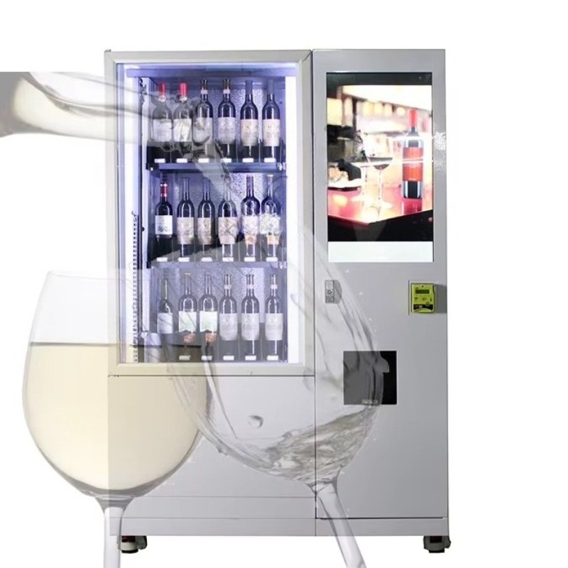 カスタムスマート年齢確認リフトシステム搭載冷蔵庫自動販売機、 - Wine To Beer Alcohol のレビューと価格