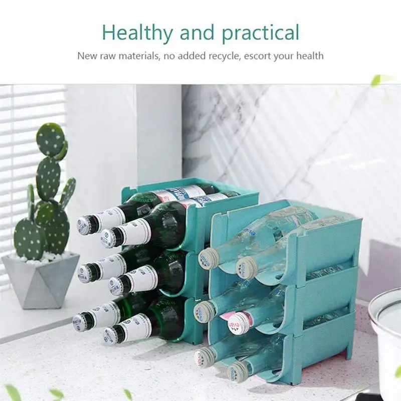 ドア収納棚,ワインボトルホルダー,冷蔵庫オーガナイザー棚 - Wine Beer Fridge Cabinet のレビューと価格