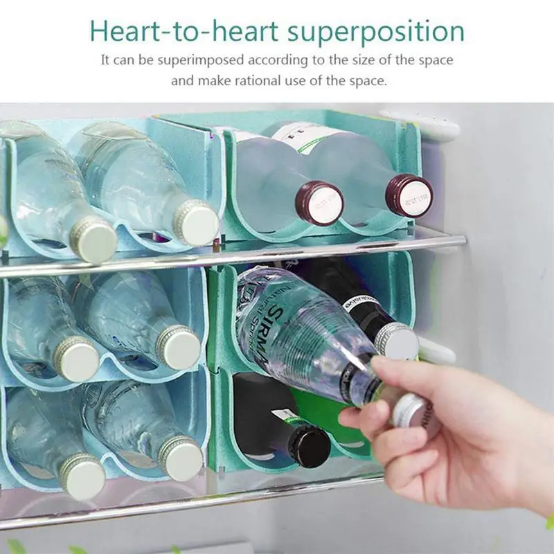 ドア収納棚,ワインボトルホルダー,冷蔵庫オーガナイザー棚 - Wine Beer Fridge Cabinet のレビューと価格