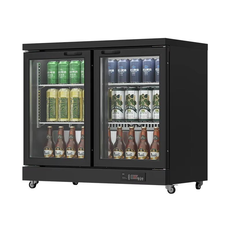 カスタムミニ赤ワイン冷蔵庫 透明扉付きバー埋め込み型ビールキ - Wine Beer Fridge Cabinet のレビューと価格