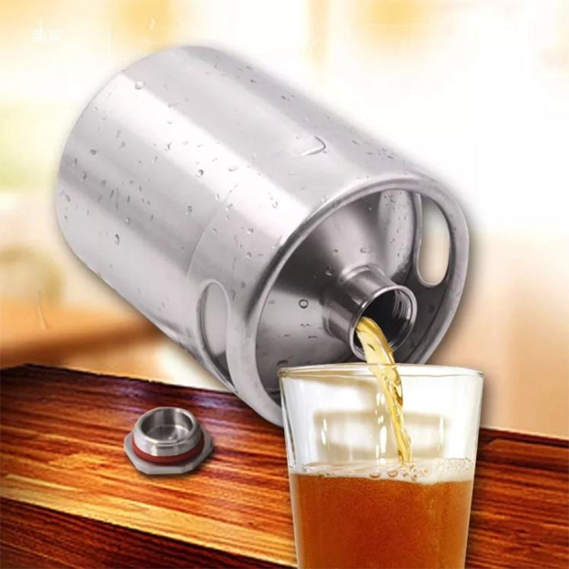 5Lステンレス製ミニビール樽 ポータブル自家製ビールグラウラ - Wine Beer Distillation のレビューと価格