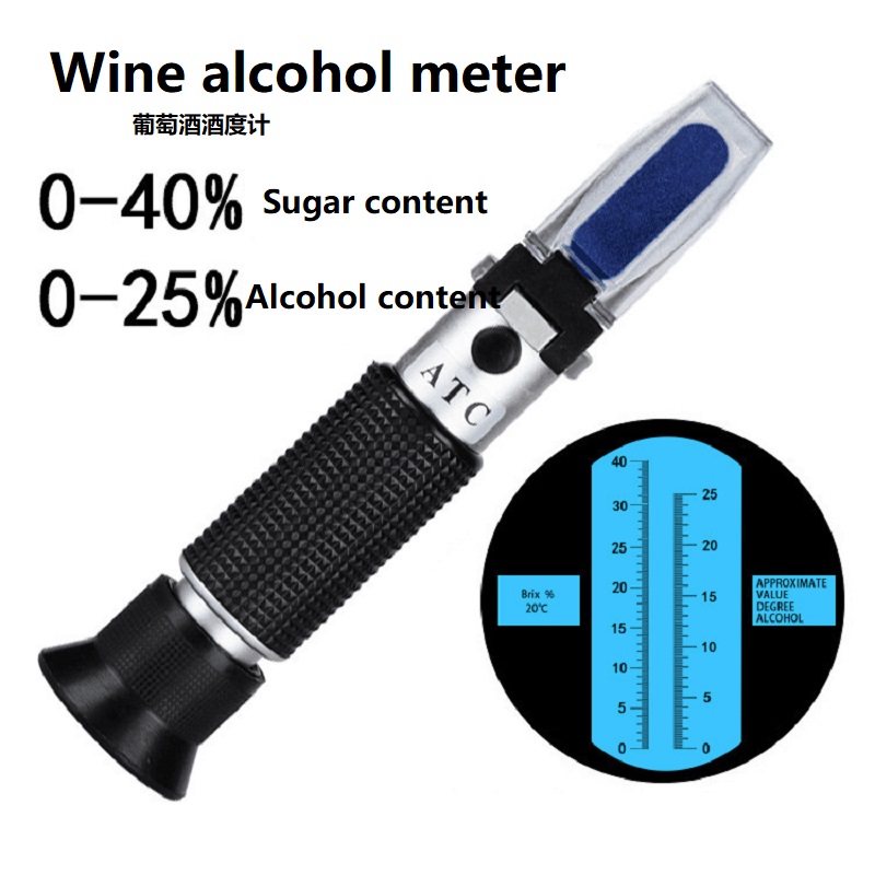 ポータブル正確なアルコール計ワインビールテスターアルコール度 - Wine To Beer Alcohol のレビューと価格