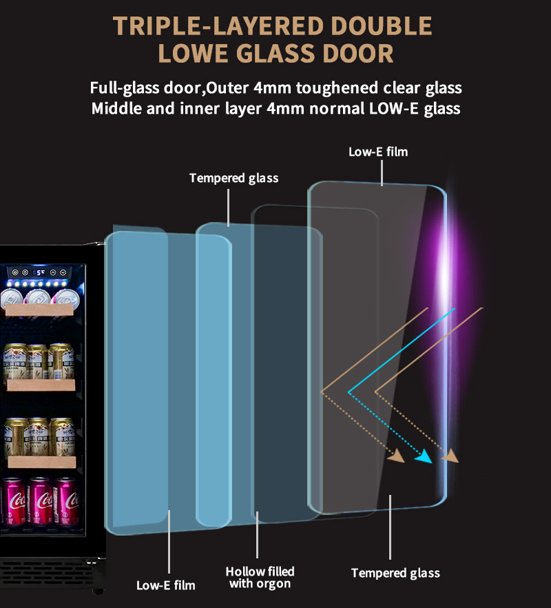 業務用・家庭用兼用 ダブルドア式 アンダーカウンター ワイン - Wine Beer Cooler Fridge のレビューと価格
