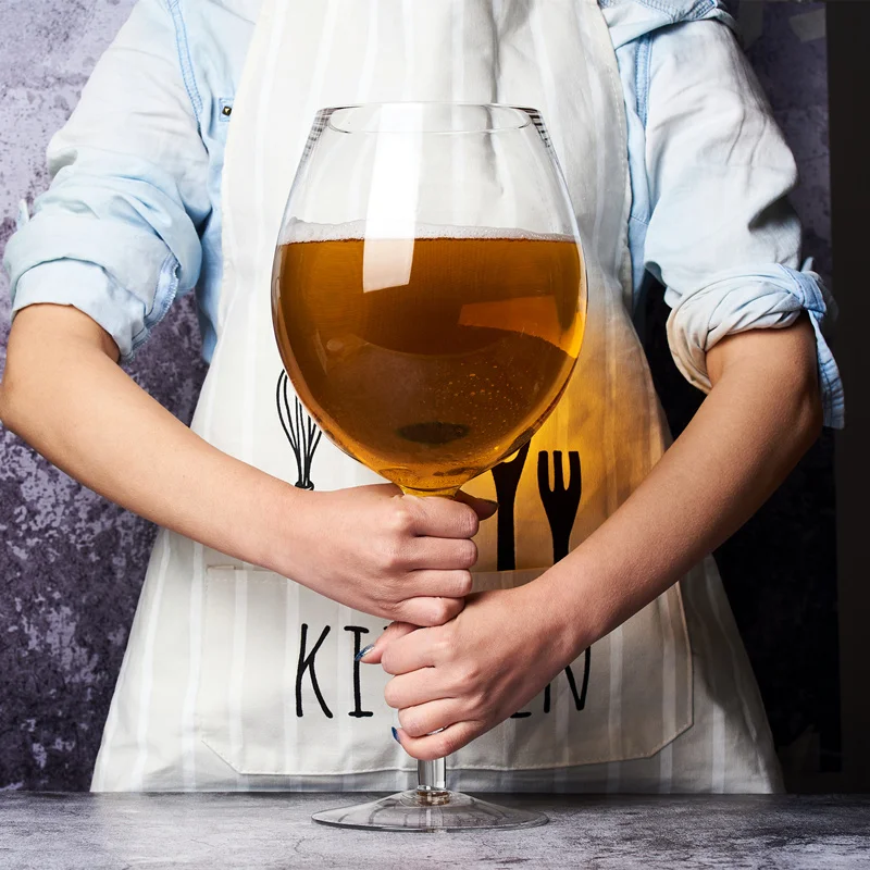 特大3000ML（106オンス）巨大ワイングラスとビールマグ - Wine To Beer To Liquor のレビューと価格