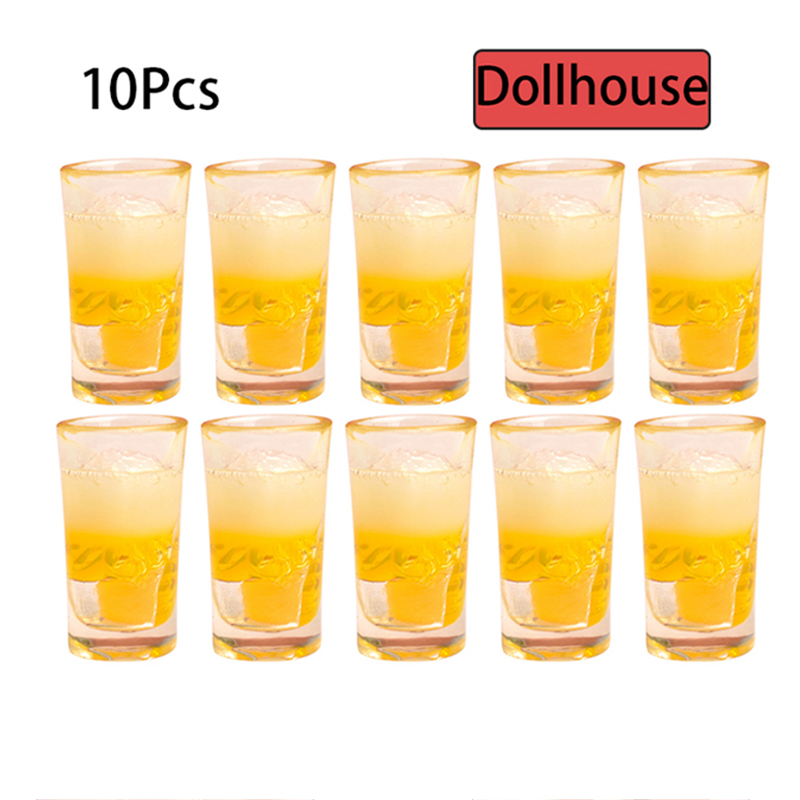 10 個ミニチュアおもちゃキッチンビール飲料カップマグアクセ - Wine Beer House のレビューと価格