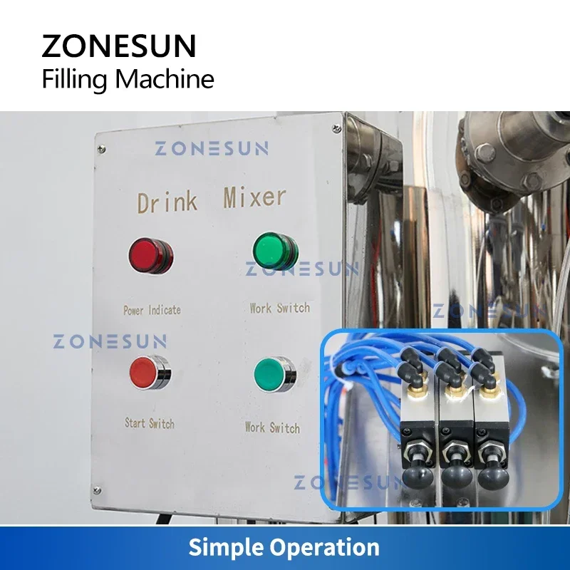 ZONESUN 炭酸飲料等圧充填機 ビール コーラ ソーダ  - Wine With Beer のレビューと価格