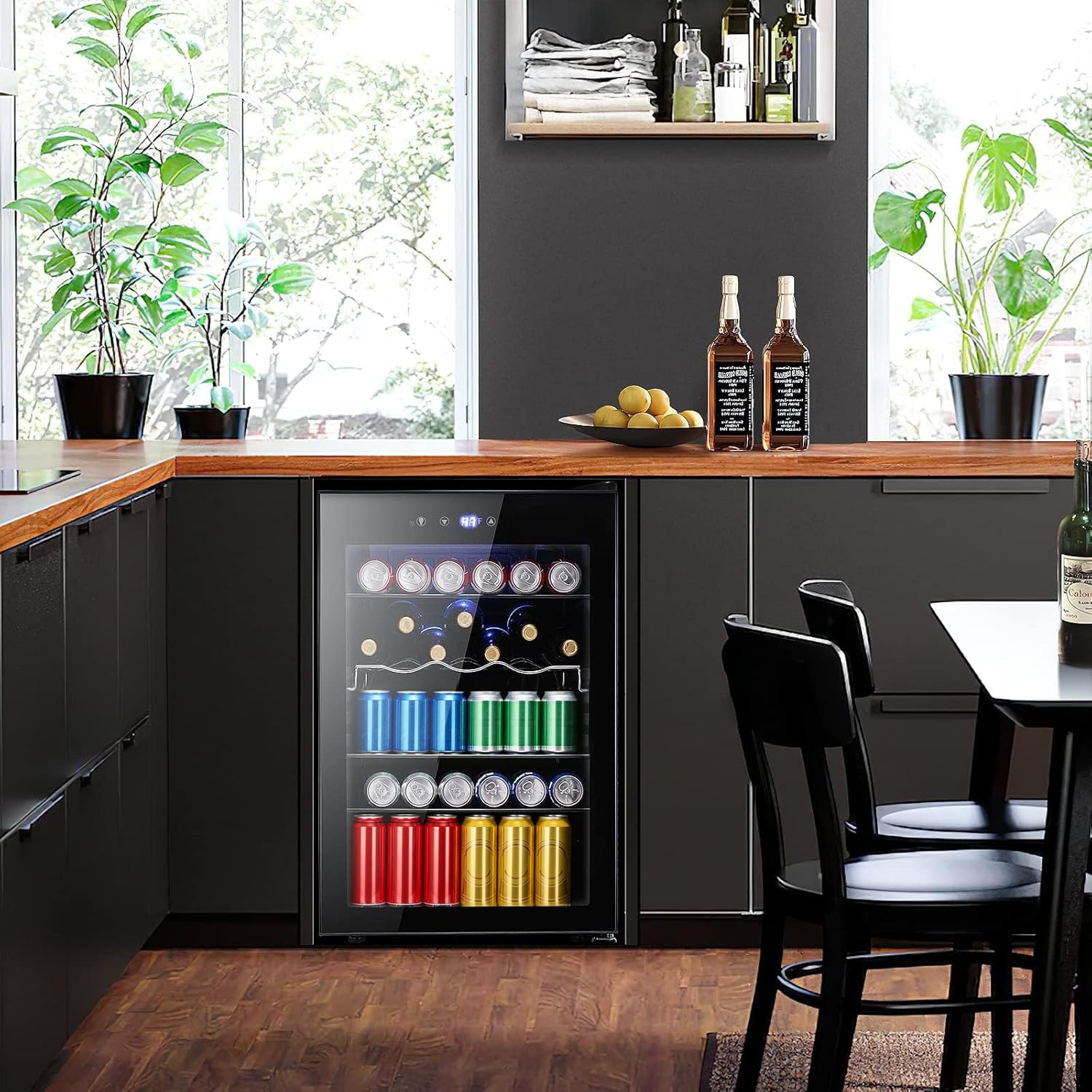 4.5立方フィートの飲料クーラー、145缶収納ミニ冷蔵庫、ソ - Wine Beer Cooler Fridge のレビューと価格