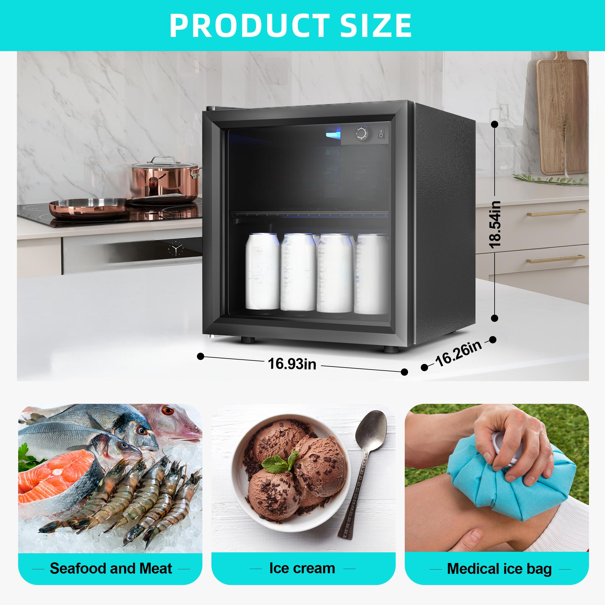 EKOJUCE ガラス扉付きミニ冷蔵庫 |   ビール、ドリ - Wine Beer Cooler Fridge のレビューと価格