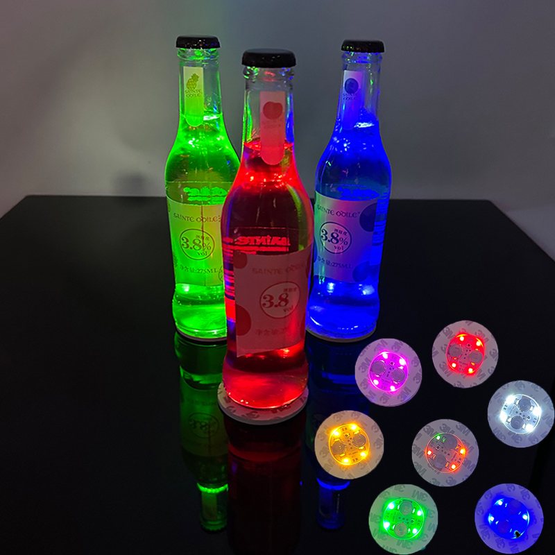 LED コースターステッカーナイトクラブ雰囲気小道具ワインボ - Wine Beer House のレビューと価格