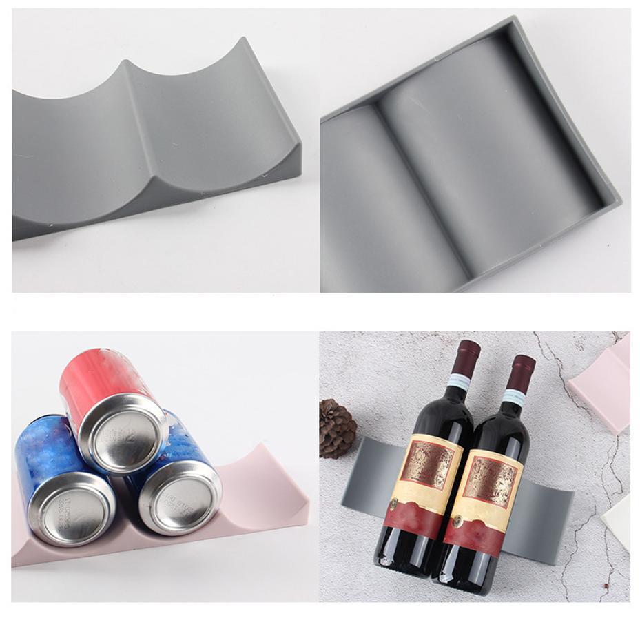 クリエイティブプラスチックワインボトル収納ラック冷蔵庫キャビ - Wine Beer Fridge Cabinet のレビューと価格