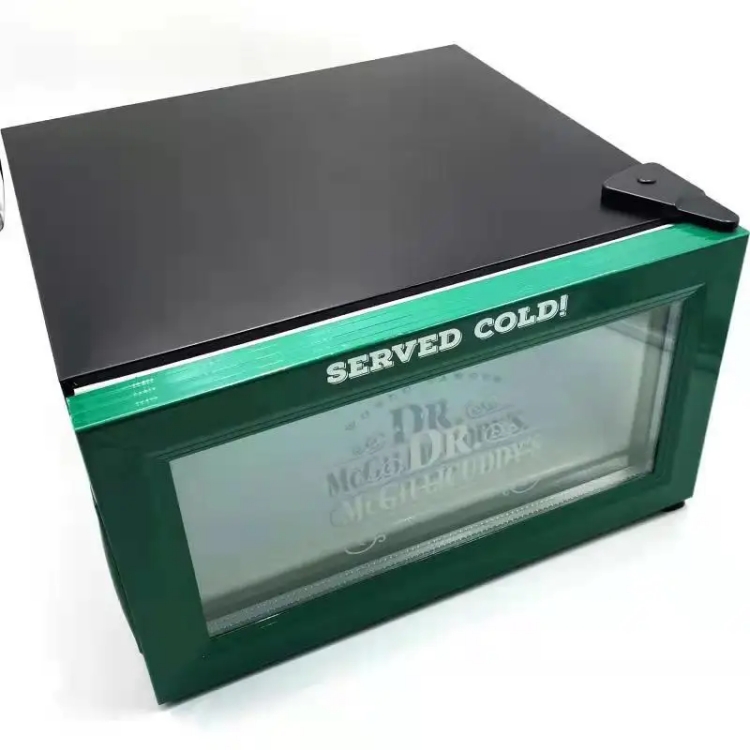 ヴァナス 18リットル ミニ冷蔵庫 ガラス扉 ミニ缶冷蔵庫  - Wine Beer Cooler Fridge のレビューと価格