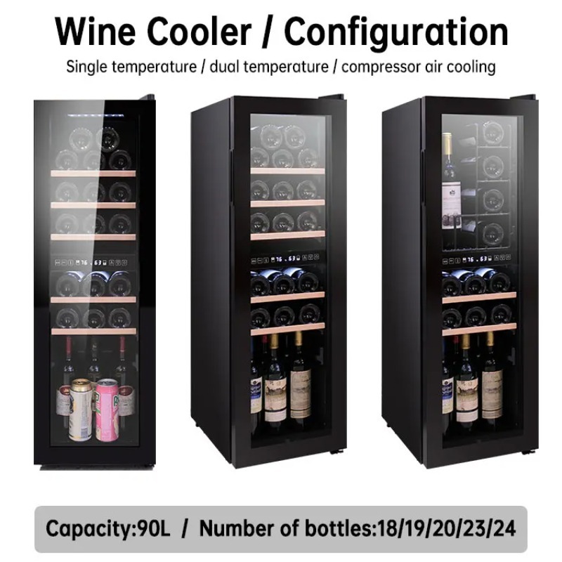 スーパーマーケット用ガラス冷蔵庫、化粧棚用ミニ冷蔵庫、ワイン - Wine Beer Cooler Fridge のレビューと価格